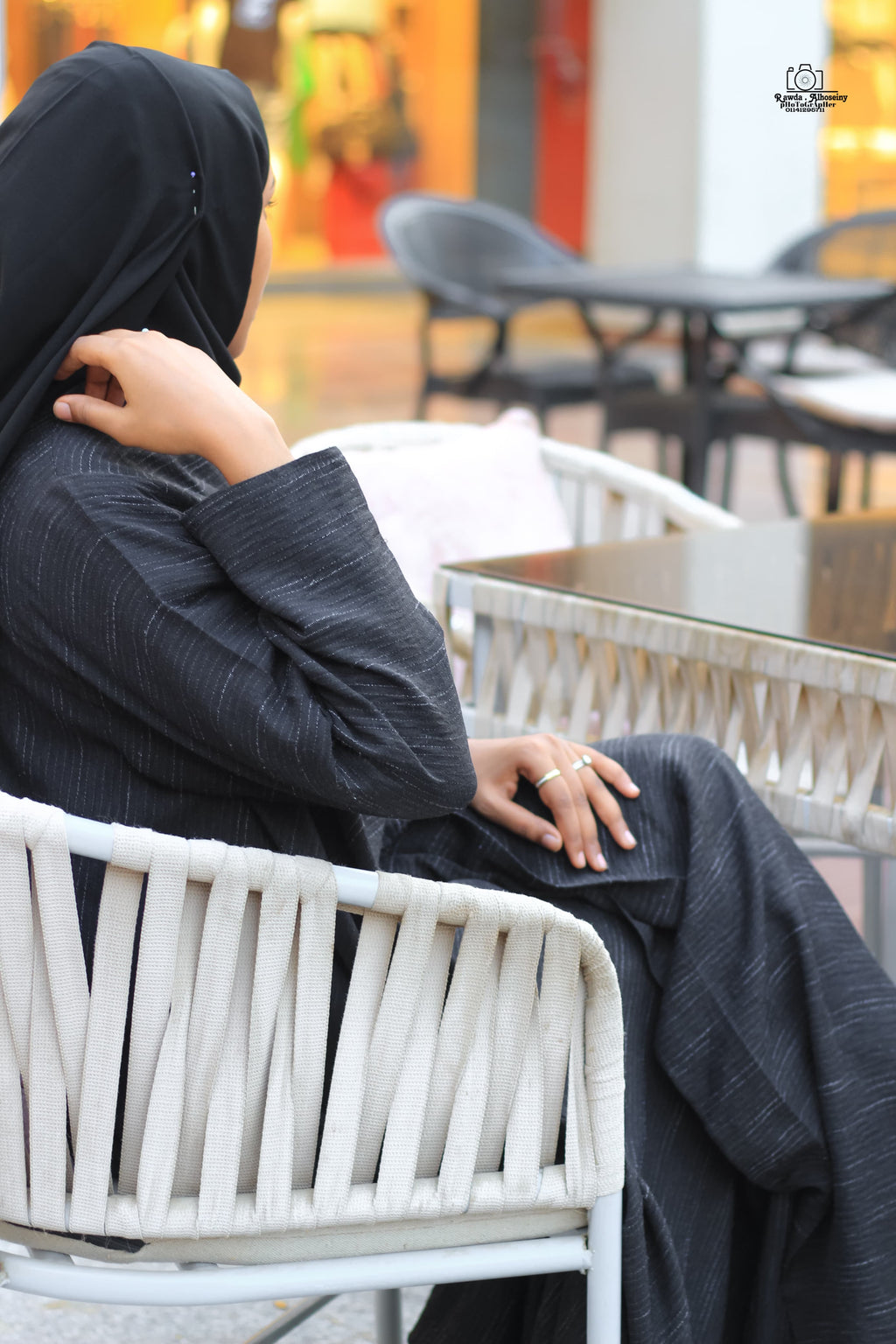 LAYERED GRACE MODEST ABAYA